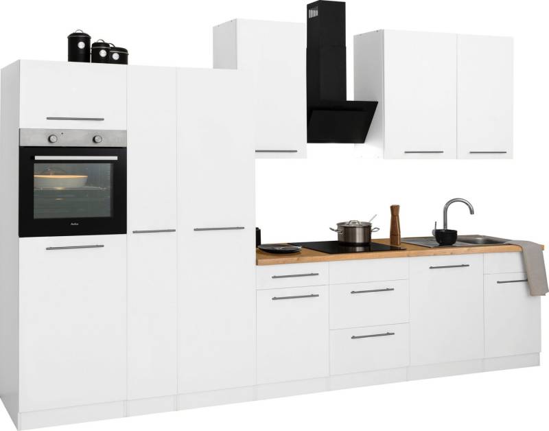 wiho Küchen Küchenzeile Unna, mit E-Geräten, Breite 360 cm von wiho Küchen