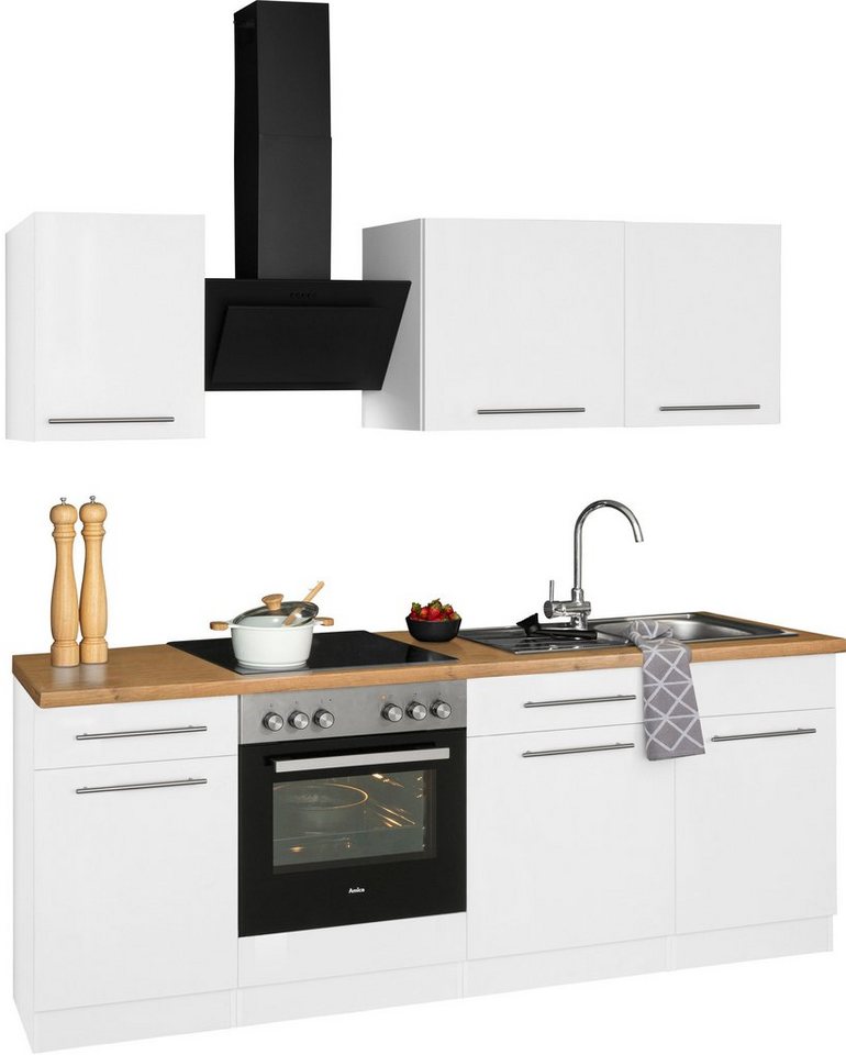 wiho Küchen Küchenzeile Unna, ohne E-Geräte, Breite 220 cm von wiho Küchen