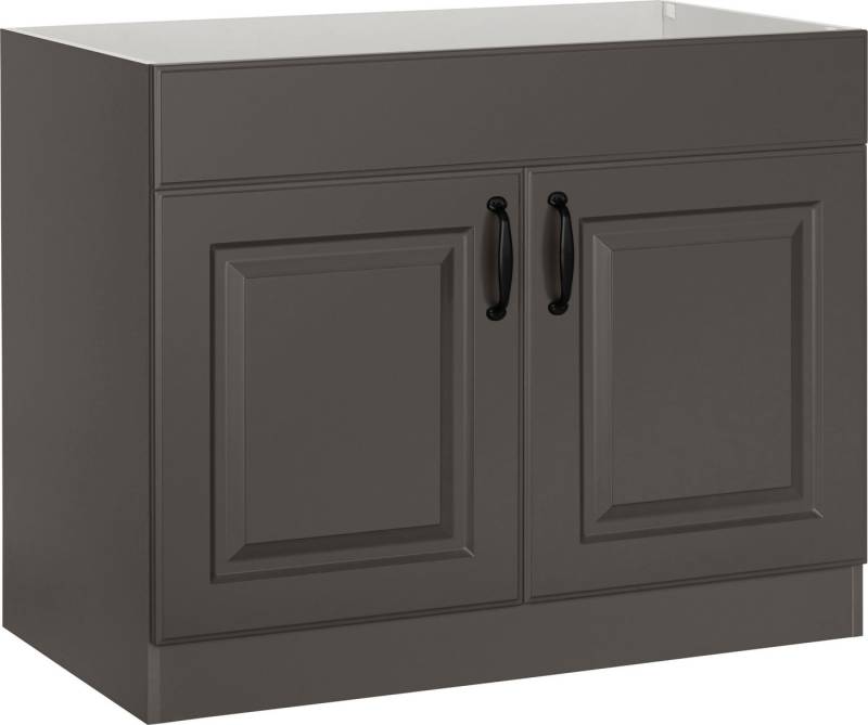 wiho Küchen Spülenschrank Erla 100 cm breit mit Kassettenfront, ohne Arbeitsplatte von wiho Küchen