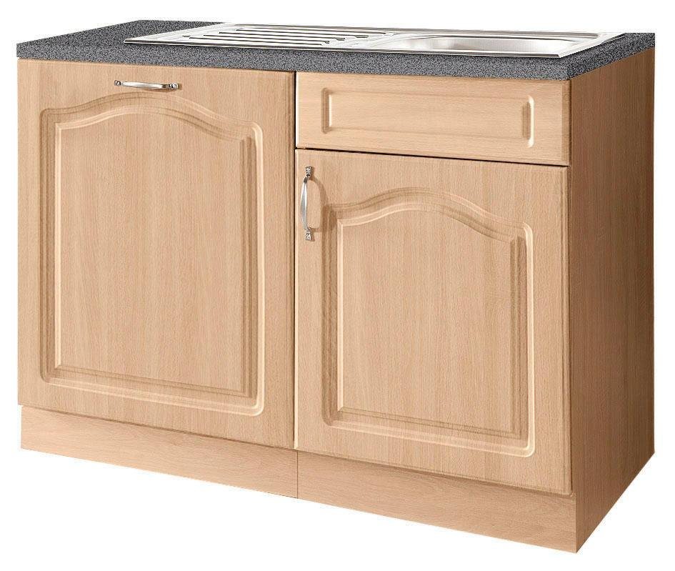 wiho Küchen Spülenschrank Linz 110 cm breit, inkl. Tür/Sockel für Geschirrspüler, in Landhaus-Optik wiho Küchen Spülenschrank Linz 110 cm breit, inkl. Tür/Sockel für Geschirrspüler, in Landhaus-Optik von wiho Küchen