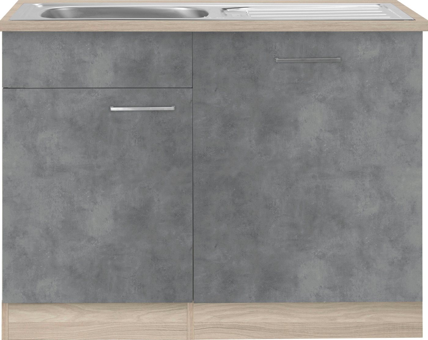 wiho Küchen Spülenschrank Zell Breite 110 cm, inkl. Tür/Sockel für Geschirrspüler von wiho Küchen