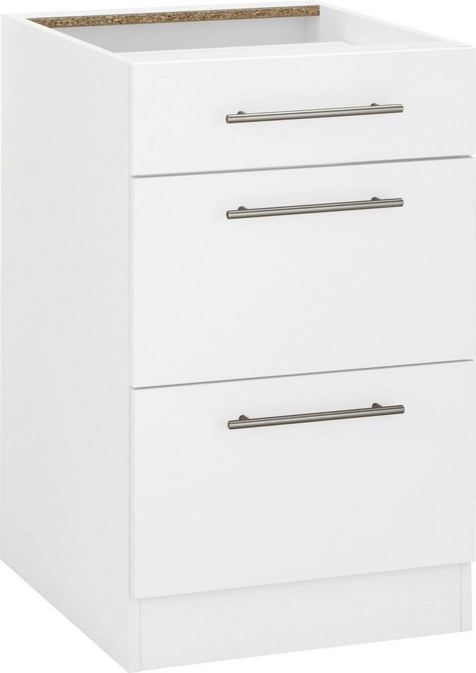 wiho Küchen Unterschrank Cali 50 cm breit, mit 2 großen Auszügen ohne Arbeitsplatte wiho Küchen Unterschrank Cali 50 cm breit, mit 2 großen Auszügen ohne Arbeitsplatte von wiho Küchen