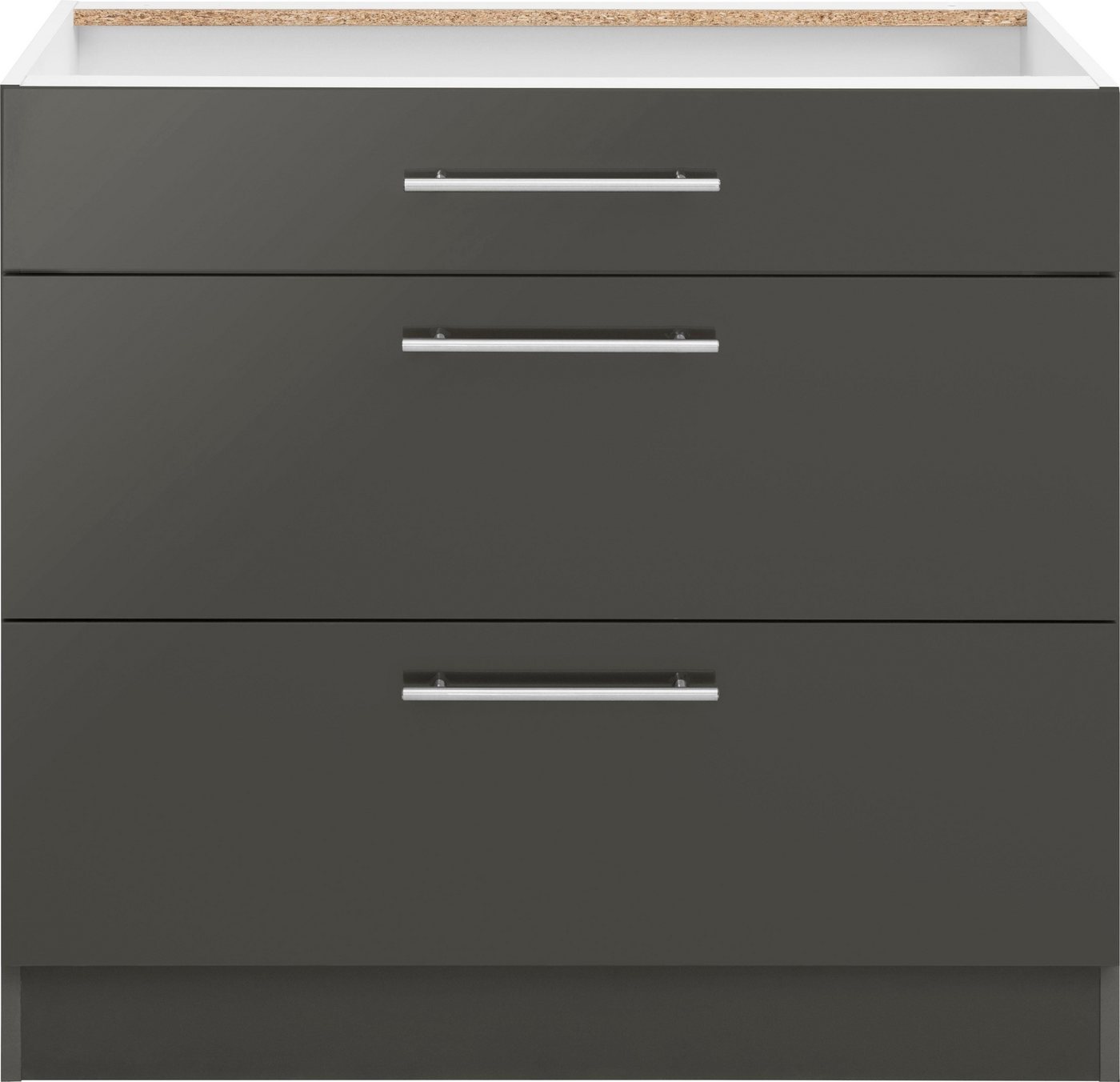 wiho Küchen Unterschrank Cali 90 cm breit, mit 2 großen Auszügen ohne Arbeitsplatte wiho Küchen Unterschrank Cali 90 cm breit, mit 2 großen Auszügen ohne Arbeitsplatte von wiho Küchen