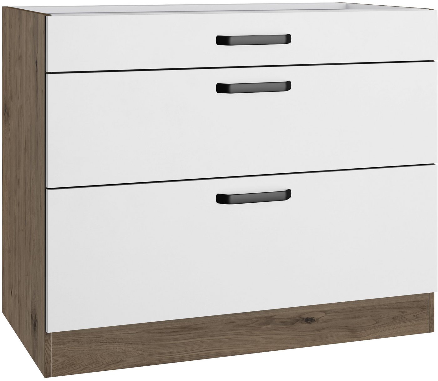 wiho Küchen Unterschrank Elba, mit zwei Auszügen in den Breiten 90 und 100 cm wiho Küchen Unterschrank Elba, mit zwei Auszügen in den Breiten 90 und 100 cm von wiho Küchen