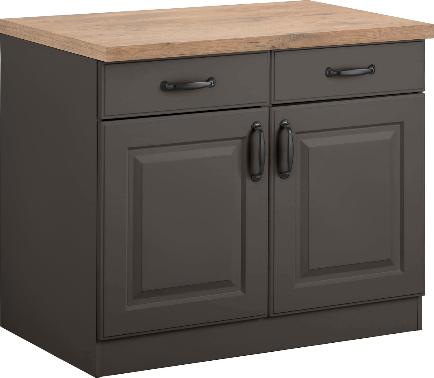 wiho Küchen Unterschrank Erla 100 cm breit mit Kassettenfront wiho Küchen Unterschrank Erla 100 cm breit mit Kassettenfront von wiho Küchen