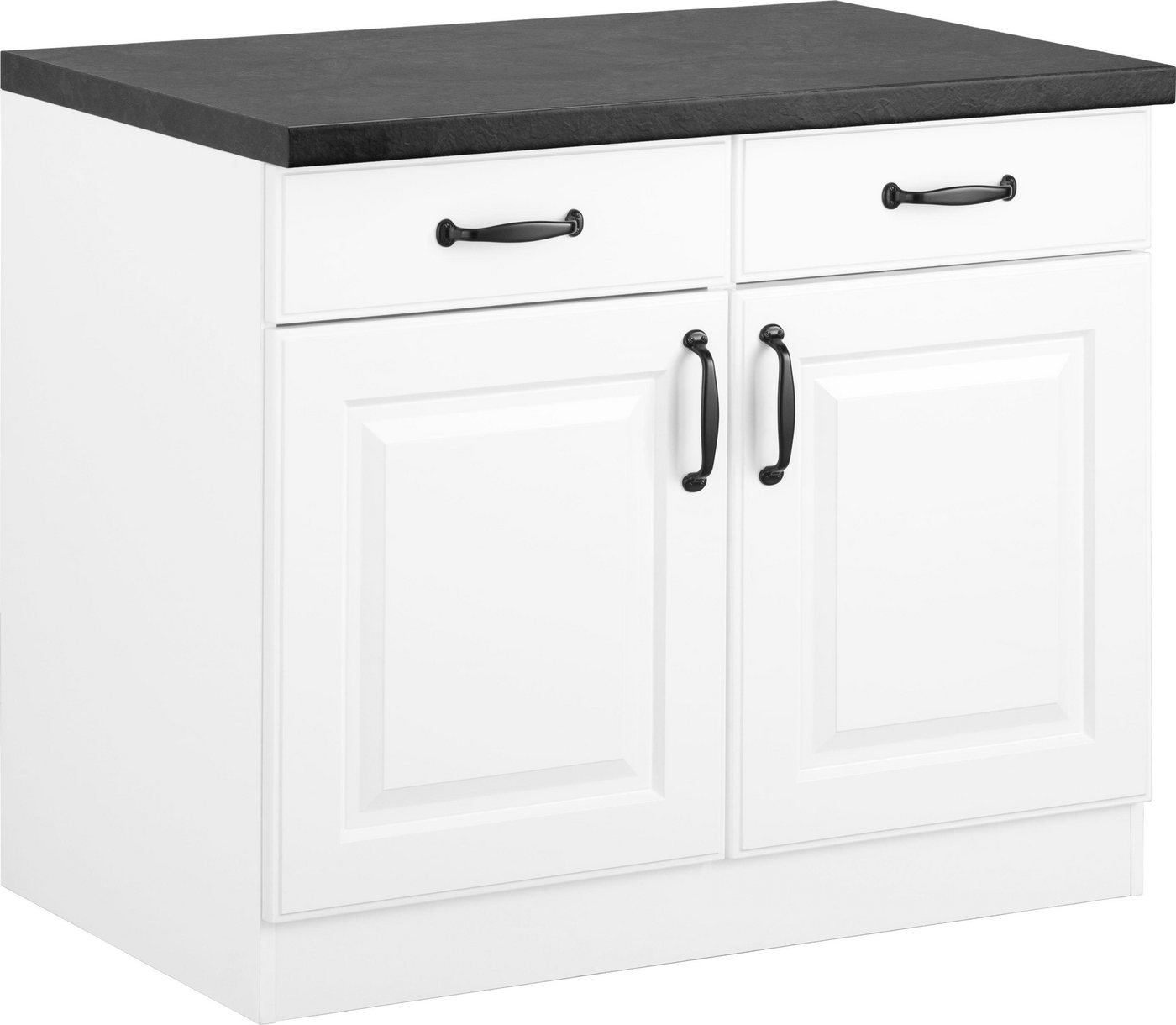 wiho Küchen Unterschrank Erla 100 cm breit mit Kassettenfront wiho Küchen Unterschrank Erla 100 cm breit mit Kassettenfront von wiho Küchen