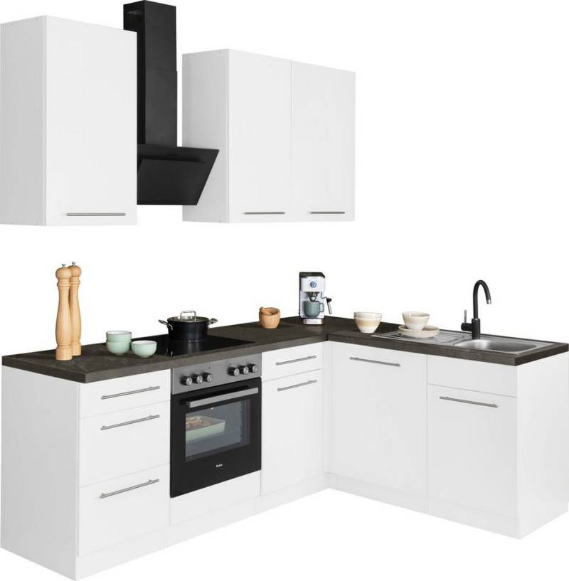 wiho Küchen Winkelküche Unna, mit E-Geräten, Stellbreite 220 x 170 cm von wiho Küchen