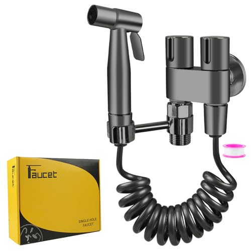 wiipara Bidet Handbrause, Edelstahl Bad Bidet Sprayer Armaturen für Bidet-Toilette, mit Schlauch und Halter wiipara Bidet Handbrause, Edelstahl Bad Bidet Sprayer Armaturen für Bidet-Toilette, mit Schlauch und Halter von wiipara