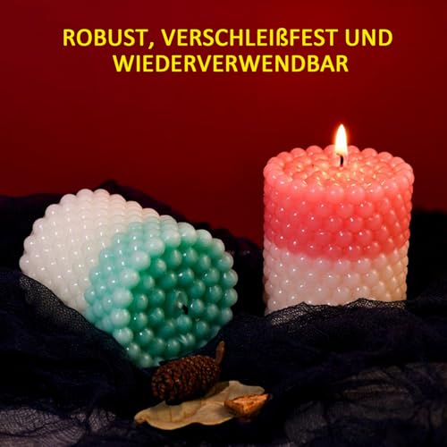 WIKIMO 2 Stück Silikonformen Gießformen Weihnachten Elch, Gießformen Silikon für Durchbrochene Elch Silikonform, Silikonform für Gips zum Gießen (Candle Set 6 Piece) von wikimo