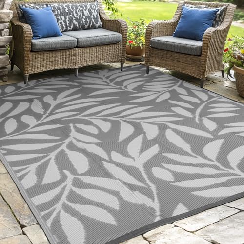 wikiwiki Outdoor-Teppich, 2,7 x 3,6 m, wasserdicht, wendbar, für drinnen und draußen, Kleiner Flächenteppich, Kunststoff-Strohteppich für Terrasse, Deck, Balkon, Pool, Wohnmobil, Camping, Strand, wikiwiki Outdoor-Teppich, 2,7 x 3,6 m, wasserdicht, wendbar, für drinnen und draußen, Kleiner Flächenteppich, Kunststoff-Strohteppich für Terrasse, Deck, Balkon, Pool, Wohnmobil, Camping, Strand, von wikiwiki
