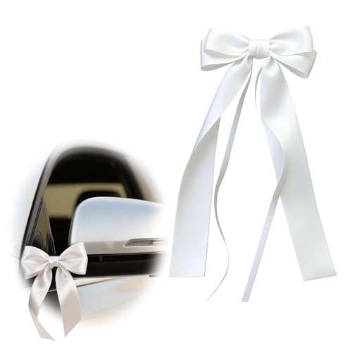 wilcractk Autoschleifen Hochzeit Aus Organza Dekorative Hochzeitsschleifen Für Autoschmuck Just Married Auto Und Hochzeitsdeko 12 x 22 cm Weiß 50 Stück Für Feierliche Anlässe wilcractk Autoschleifen Hochzeit Aus Organza Dekorative Hochzeitsschleifen Für Autoschmuck Just Married Auto Und Hochzeitsdeko 12 x 22 cm Weiß 50 Stück Für Feierliche Anlässe von wilcractk
