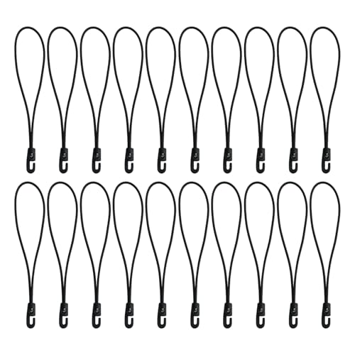 wilcractk Expander Mit Haken Gummispanner Und Planenspanner 4 mm Stark 10 cm Kurz Schwarz 20 Stück Spanngummi Für Gepäckspanner Planenbefestigung Camping Outdoor wilcractk Expander Mit Haken Gummispanner Und Planenspanner 4 mm Stark 10 cm Kurz Schwarz 20 Stück Spanngummi Für Gepäckspanner Planenbefestigung Camping Outdoor von wilcractk