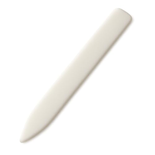 wilcractk Falzbein Bastelwerkzeug Für Papier Und Leder Knochenwerkzeug Zum Buchbinden Und Falzen 1 Stück Ideal Für DIY Buchbinder Und Reparaturen von wilcractk