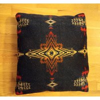 Pendleton Wolle Kissen Navy 16 X 18 Zoll von wildlilymercantile