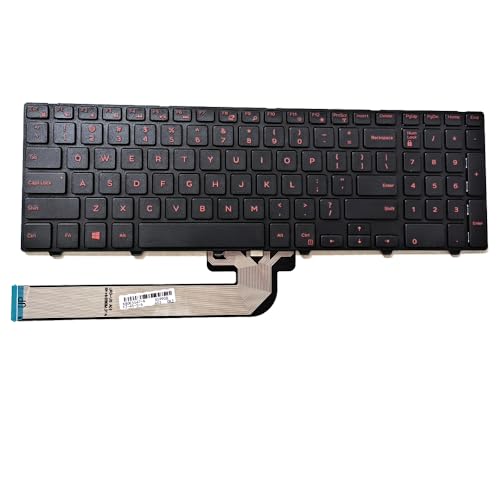 Red Prints Tastatur für Dell Inspiron 15, 17, 5000, 3541, 3542, 3543, 3551, 3552, 3558, 3593, 3567, 5542, 5545, 5547, 5755, 5551, 5558, 5552, 5552 758 5. 759 5559 Series Laptop Red Prints Tastatur für Dell Inspiron 15, 17, 5000, 3541, 3542, 3543, 3551, 3552, 3558, 3593, 3567, 5542, 5545, 5547, 5755, 5551, 5558, 5552, 5552 758 5. 759 5559 Series Laptop von willhom