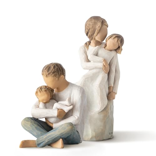 Willow Tree MotherDaughter Figur Plus Little One Figur, modelliert handbemalt 2 von Willow Tree