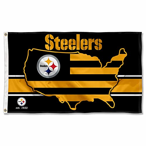 WinCraft Pittsburgh Steelers Nation USA American Country 3x5 Flag von Wincraft