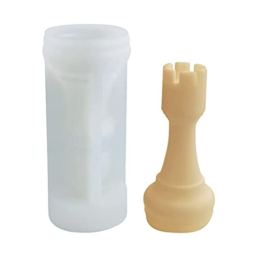 windyday Kerzenform Schach Spielfigur Form Silikonform Handwerk Gießen Silikonform Art Home Decoration Tool Für Kirche Weihnachten, Abendessen von windyday