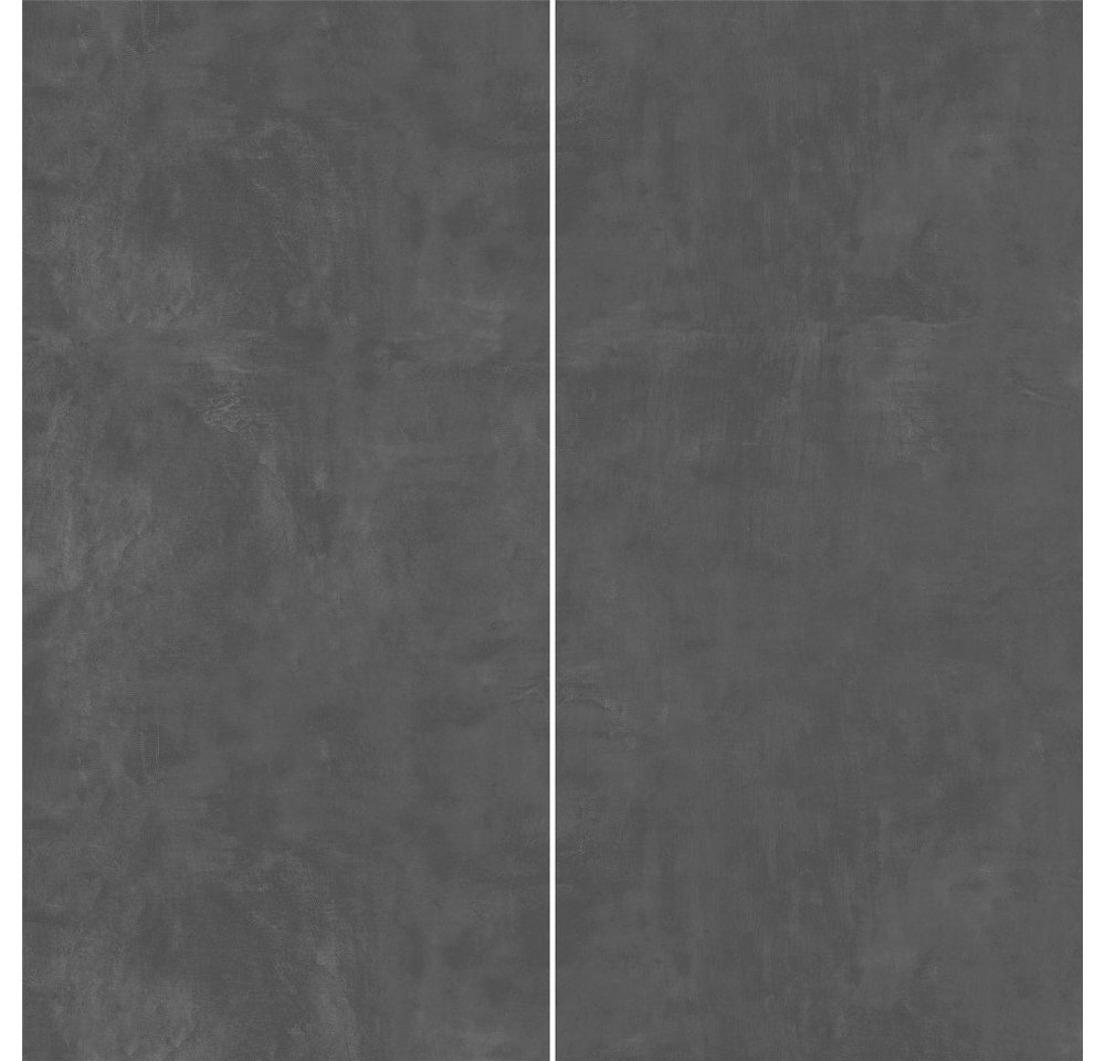 winwall Duschrückwand Duschrückwände ALU-Verbundplatte Dekor: Beton gespachtelt dunkel, (2-tlg), Wandverkleidung aus Alu von winwall
