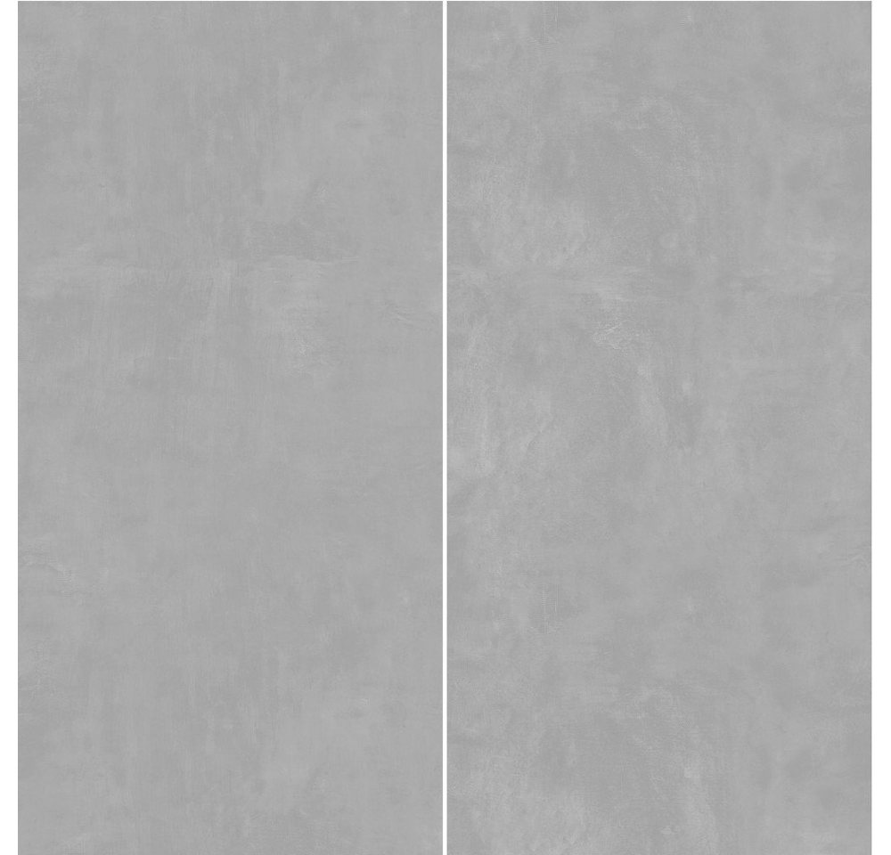 winwall Duschrückwand Duschrückwände ALU-Verbundplatte Dekor: Beton gespachtelt grau, (2-tlg), Wandverkleidung aus Alu von winwall