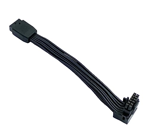 winwill 12VHPWR PCI-e 5.0 16 Pin Buchse zu Stecker Verlängerungskabel, 90 Grad Winkel 600W 16AWG GPU Power Adapter für Grafikkarte 12+4pin RTX 3090Ti 4070Ti 4080 4090 von winwill