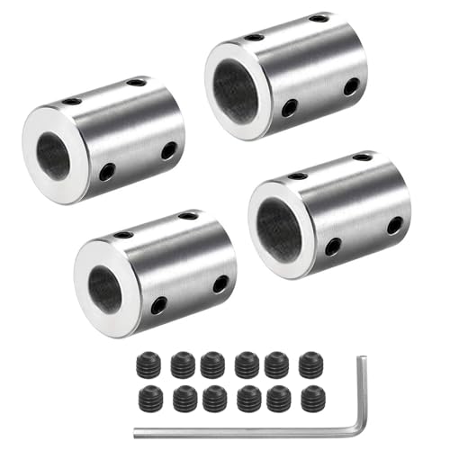 4 Stück 10mm auf 12mm starre Motorwellenkupplung Kupplungsmuffe Kupplungsadapter für 3D-Drucker RC-Motor Zubehör 4 Stück 10mm auf 12mm starre Motorwellenkupplung Kupplungsmuffe Kupplungsadapter für 3D-Drucker RC-Motor Zubehör von winwill
