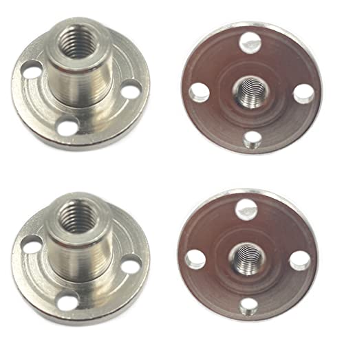 4 Stück M5 Flanschkupplungsverbinder, Gewindewelle Getriebemotor Flansch Mutter DIY Kupplung Schraube Führungswelle Unterstützung für den Motor 4 Stück M5 Flanschkupplungsverbinder, Gewindewelle Getriebemotor Flansch Mutter DIY Kupplung Schraube Führungswelle Unterstützung für den Motor von winwill
