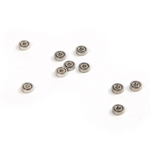 Winwill® 10pcs Miniatur L-415ZZ 681ZZ 1x3x1mm Metall Schild Kugellager Rad Rollen Spielzeug Modell von winwill