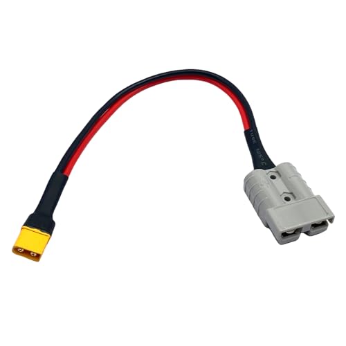 winwill 50 A 600 V Batterie-Kabelbaum-Steckverbinder auf XT60-Stecker mit 12 AWG-Kabel für Stromanwendungen von winwill