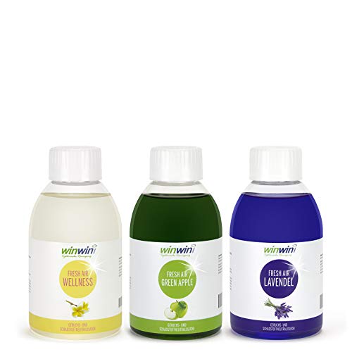 winwin clean Systemische Reinigung - 3ER SET 250ML I FRESH AIR LUFTREINIGUNGS-KONZENTRAT I WELLNESS I LAVENDEL I GREEN APPLE winwin clean Systemische Reinigung - 3ER SET 250ML I FRESH AIR LUFTREINIGUNGS-KONZENTRAT I WELLNESS I LAVENDEL I GREEN APPLE von winwinclean