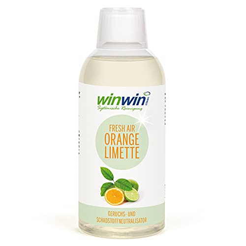 winwinCLEAN - FRESH AIR LUFTREINIGUNGS-KONZENTRAT 'ORANGE-LIMETTE' 500ml I AUCH GEEIGNET FÜR proWIN AIR BOWL von winwin clean Systemische Reinigung