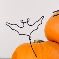 Draht Fledermaus Spike Für Halloween Kürbis Dekoration von wireworksuk