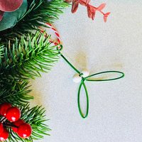 Mistelzweig Christbaumschmuck von wireworksuk