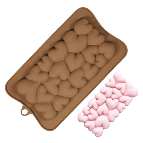 Schokoladenform Silikon, Silikon Schokolade Formen, Silikonform Schokolade, Chocolate Mold, Antihaft & Wiederverwendbare Lebensmittelqualität Schokoladenformen von wiroouia
