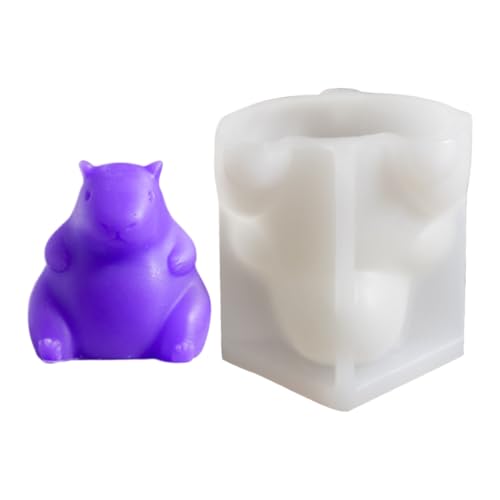 wiroouia 3D Capybara Silikonform - Harz Formen für Tierdesigns am Beispiel Capybara | Zierde Für Zuhause Einfache Entformung Handwerk Werkzeug Für Wachs Zement Harz Seife Ton von wiroouia
