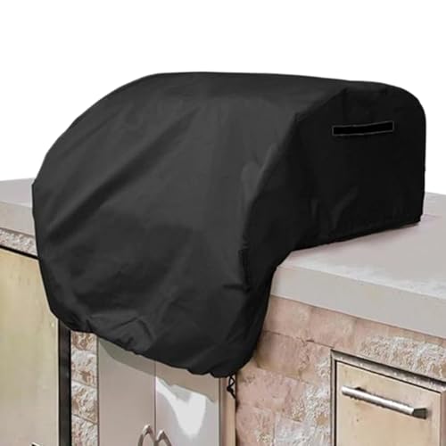 wiroouia Einbaugrillabdeckung,BBQ Grillabdeckung - 210D Oxford Stoff wasserdichte Abdeckhaube Für Garten Terrasse Rasen Hof von wiroouia