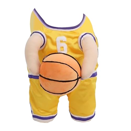 wiroouia Hunde-Basketball-Kleidung, Hunde-Basketball-Spieler-Kostüm - Lustiges Halloween-Kostüm für Haustiere - Atmungsaktiver Welpe hält Basketballkleidung mit Ball für das Halloween-Festival wiroouia Hunde-Basketball-Kleidung, Hunde-Basketball-Spieler-Kostüm - Lustiges Halloween-Kostüm für Haustiere - Atmungsaktiver Welpe hält Basketballkleidung mit Ball für das Halloween-Festival von wiroouia