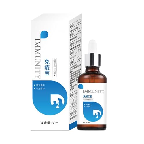 wiroouia Hunde Nahrungsergänzungsmittel für Verdauung - 30ml Katzen Gesundheitsernährung,Natürliche Tropfen Für Magen Darm Gesundheit Bei Hund Welpe Kätzchen Tägliche Anwendung Tierärzte von wiroouia