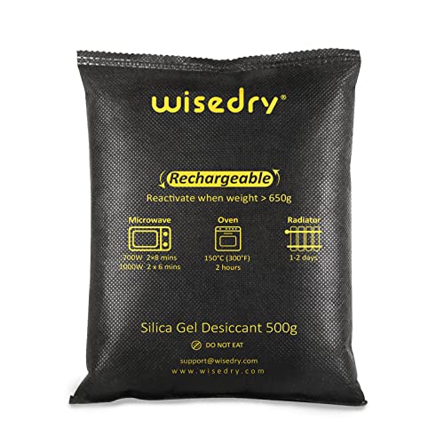 500 Gramm [1Lb] wiederverwendbare Silikagel-Beutel-Auto-Schrank-Schrank-Luftentfeuchter-Tasche wieder aufladbar mit der Mikrowelle schnell wieder aktiviert in 16mins von wisedry