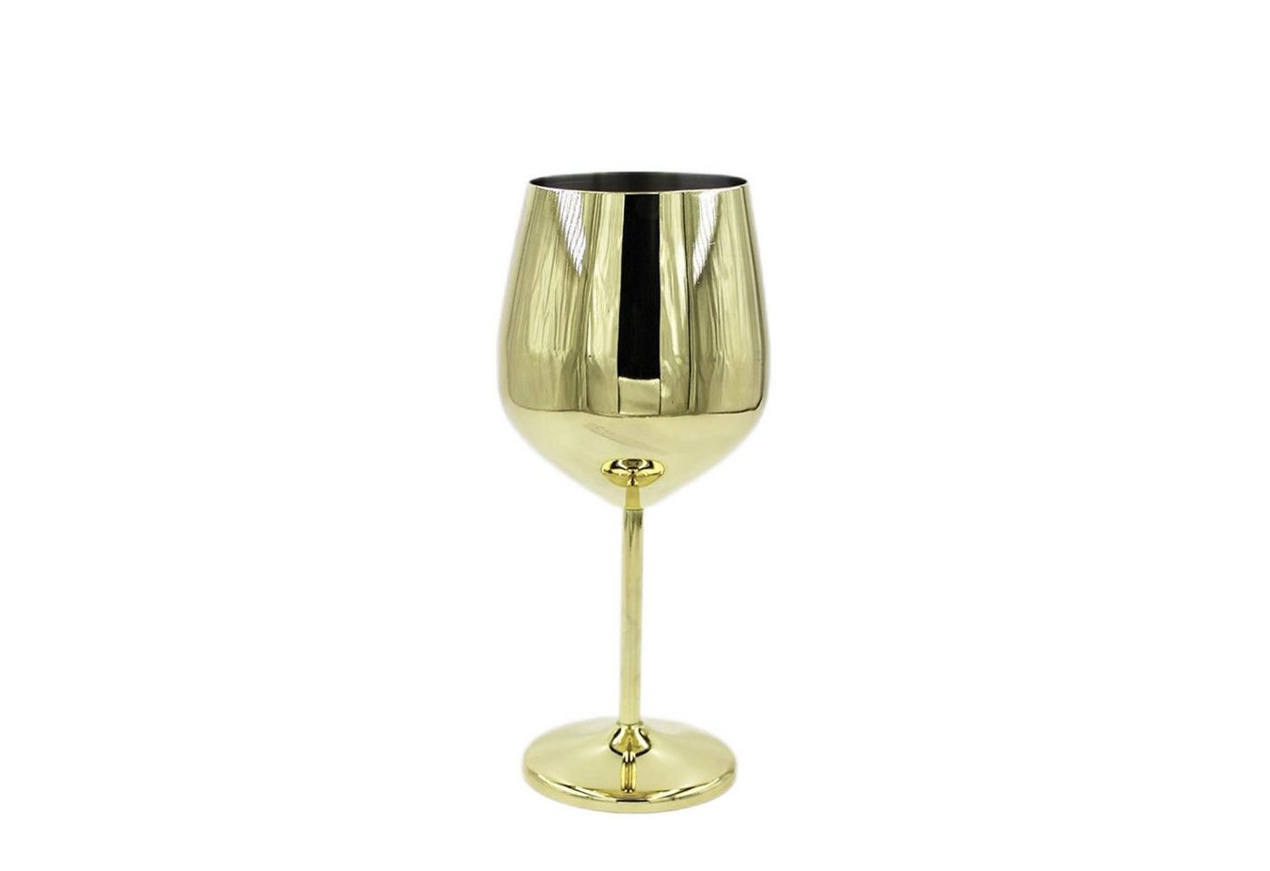 wisefood Cocktail-Set Edelstahl Weinglas gold 500ml von wisefood