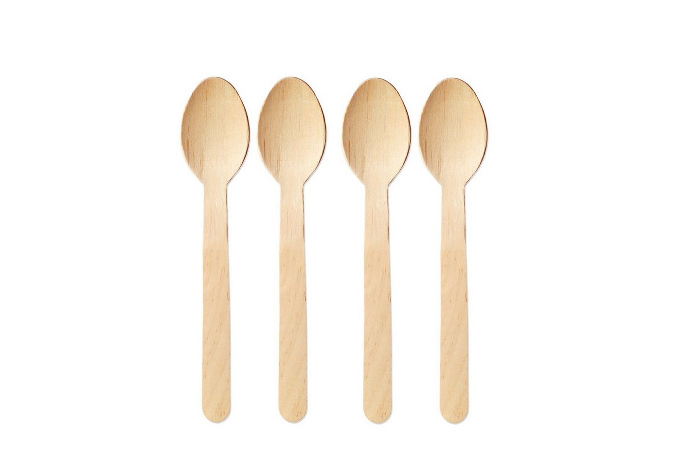 wisefood Einwegbesteck-Set Holzlöffel Einweg Löffel Holz - 16,5 cm, natur (300-tlg), Holz von wisefood