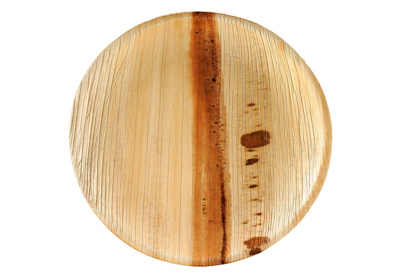 wisefood Einwegteller Palmblatt Teller rund Ø 25cm, (100 St) von wisefood
