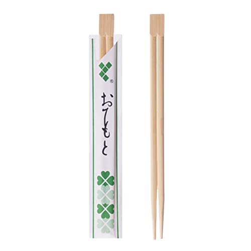 wisefood Holz Essstäbchen einzeln - 50 Stück einzeln verpackte Chopsticks 20cm - Biologisch abbaubares asiatisches Einwegbesteck - Holz Stäbchen von wisefood