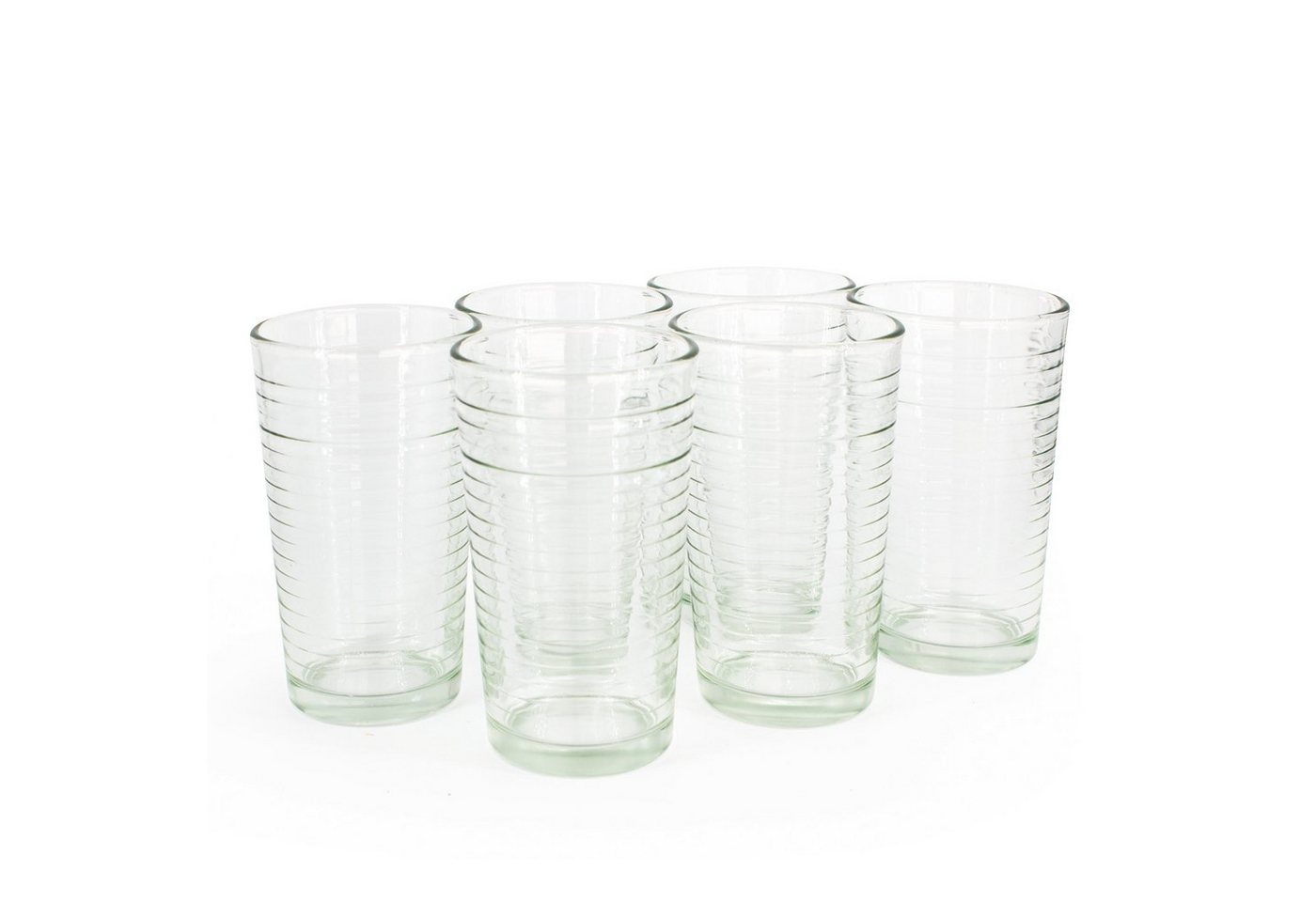 wisefood Mehrwegbecher Glas - Trinkgläser 6er Pack 22cl, Glas, (72-tlg) von wisefood