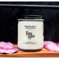 Bay Lake 8 Unzen Kerze Mit Freiem Pin Im Inneren - Urlaub Erinnerungen -Lobby Freizeitpark-Liebhaber Sojakerze Grüner Klee Aloe von wishescandleco