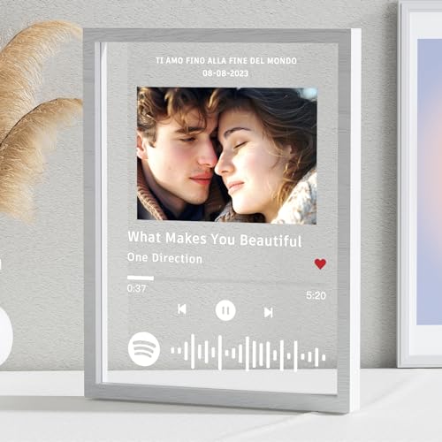 witfox Spotify Glas Personalisiert mit Foto-Spotify Song Cover, mit eigenen Foto Bild, Name & Widmung, zum Geburtstag Vatertag Muttertag Freundin Freund Frau Männer Oma Opa-30.5 * 40.6 witfox Spotify Glas Personalisiert mit Foto-Spotify Song Cover, mit eigenen Foto Bild, Name & Widmung, zum Geburtstag Vatertag Muttertag Freundin Freund Frau Männer Oma Opa-30.5 * 40.6 von witfox