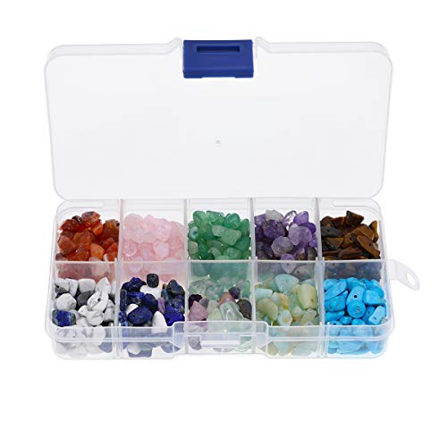 Halbedelsteine Perlen 150g Steinperlen 10 Farben Edelsteine Beads 4-8mm Natürliche Heilsteine Halbedelsteinperlen Bastelperlen Lose Perlen Energie Stein für Schmuck Halbedelsteine Perlen 150g Steinperlen 10 Farben Edelsteine Beads 4-8mm Natürliche Heilsteine Halbedelsteinperlen Bastelperlen Lose Perlen Energie Stein für Schmuck von witgift