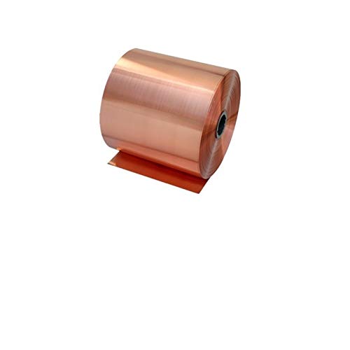 without 1 Stück 0,1 mm 0,2 mm 0,3 mm 0,5 mm 0,8 mm 1 mm Kupferband Kupferblech Kupferplatte Haut Rot Kupfer Lila Kupferfolie halbhart (Größe: 0,3 mm 20 mm 1 m) von without