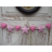 Dekokette, Girlande, Sterne + Herzen von wittlinnen