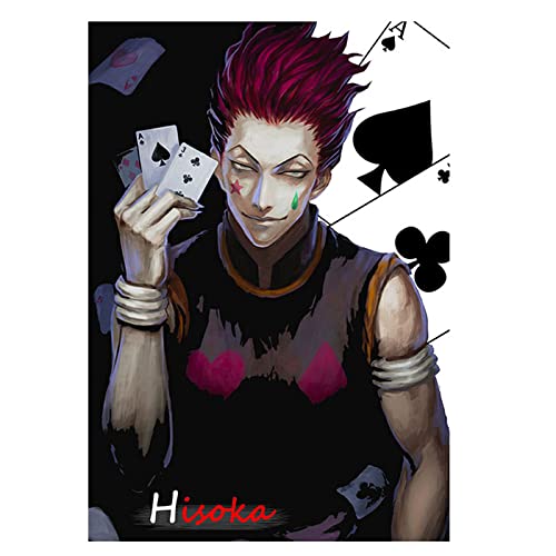 Hunter Hisoka Morow Anime Leinwand Malerei Dekor Mode Poster Drucke Wandkunst Bild Wohnzimmer Wohnkultur,C1,60X80Cm Ohne Rahmen von wjwang